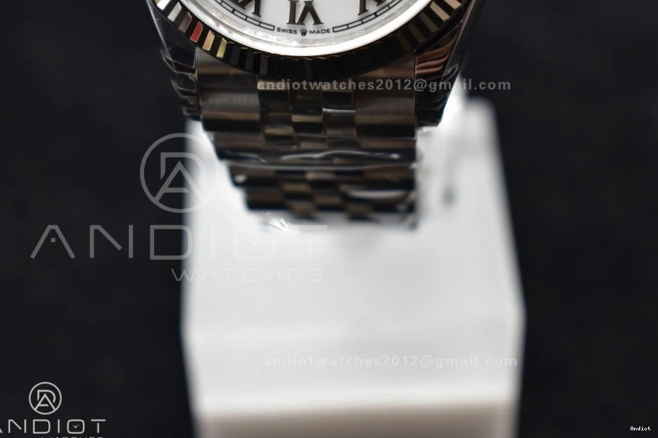 Bracelet SS VSF 126234 on Best Markers DateJust Edition White Jubilee 904L 1:1 Roman VS3235 36 Dial 0409